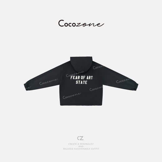 COCO ZONE 春季户外连帽纯色休闲单排扣外套CD1A0299 商品图1