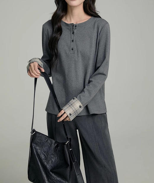 裁缝学苑AS440内搭长袖打底衫半开T恤短上衣西装裤纸样套装样板 商品图3