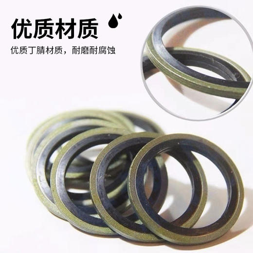 组合垫修理套盒密封垫油底壳放油螺丝垫片高压油管垫（共100只） 商品图1