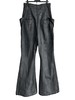 男款蜡面高腰阔腿裤长裤 商品缩略图1