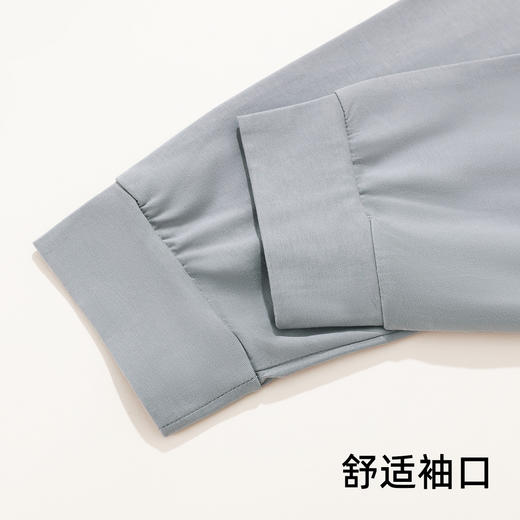 【商场同款】熳洁儿 男士家居服简约圆领长袖长裤套装拉架棉24703928 商品图5