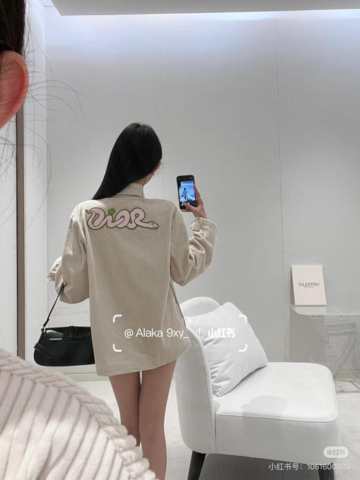 CD x Kaws 25SS 蛇年刺绣灯芯绒夹克外套 商品图4