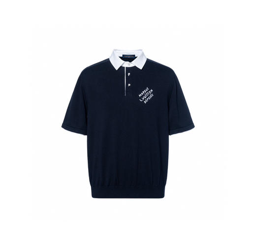L-S 字母刺绣珍珠扣Polo衫 商品图1