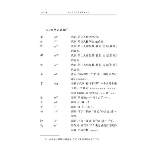 浙江方言资源典藏·绍兴/中国语言资源保护工程/施俊 王海意著/浙江大学出版社 商品图4