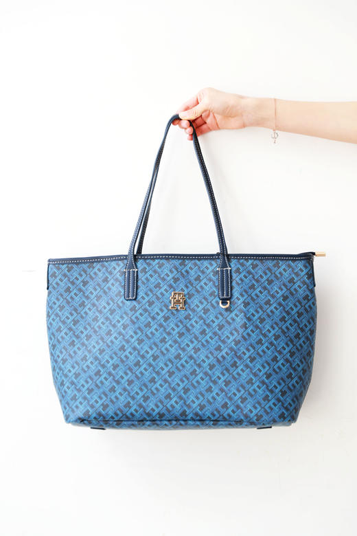 哇喔，人见人夸！！颜值很高の复古老花大容量单肩托特包C022688 商品图8