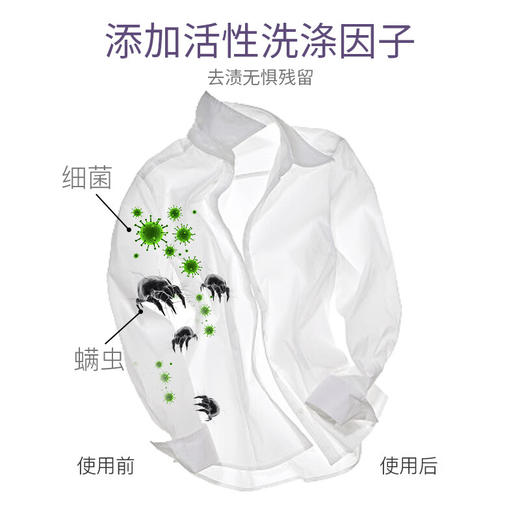 【分仓直发包邮】花卉诗鸢尾除螨香氛洗衣液2L 商品图3