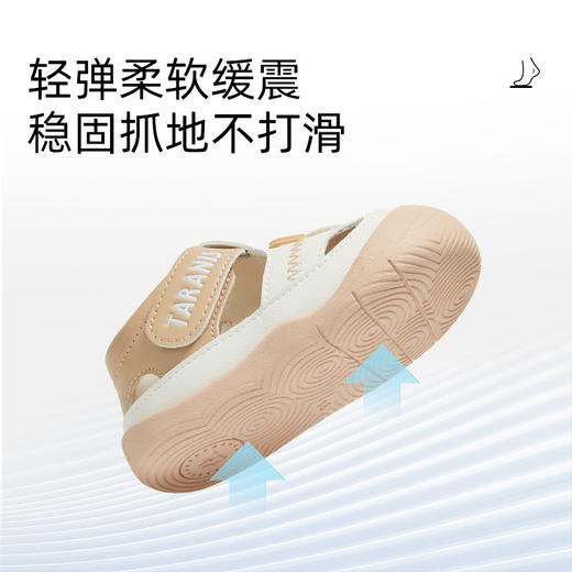 泰兰尼斯101夏季新款男童婴儿鞋子透气凉鞋宝宝防掉鞋女童步前鞋 T24B5B5666 商品图3