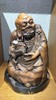 罗汉抱狮子竹根雕29*21cm 商品缩略图0