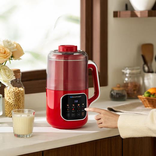 【升级外置隔音舱】蓝宝豆浆机SM08S 升级16叶立体刀 粉碎细腻 10重降噪技术 干豆直打免滤 10大功能菜单 高温清洗烘干 1.2L大容量 商品图1