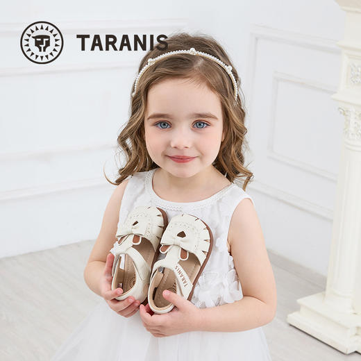 泰兰尼斯夏季新款女宝宝凉鞋可爱软底儿童鞋子透气防滑女童公主鞋  T07T5B5799 商品图4