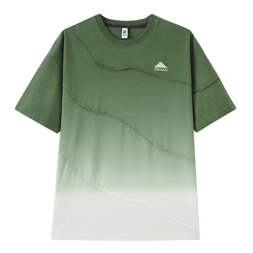 ONIARAI/鬼洗25春南山先生联名茶香吊染分割T恤男女同款 B840268 商品图3