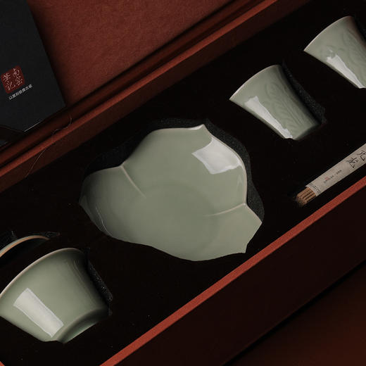春水·非遗龙泉青瓷粉青釉茶器套组 商品图4