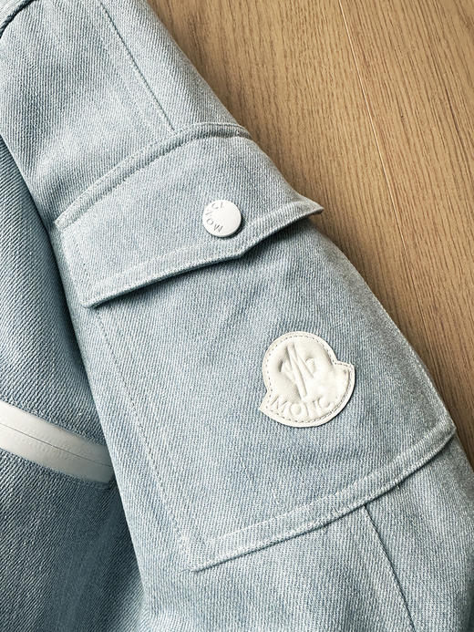 现货 THS-无 蒙克家 春色新浅牛仔 撞色拉链外套 BF1059 商品图10