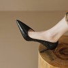 【预售5天】高跟鞋春夏新款百搭尖头细跟气质法式女鞋职业性感黑色单鞋AK&A-3106 商品缩略图2
