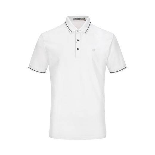 布兰施男装2025春夏7A抗菌翻领短袖 商品图7