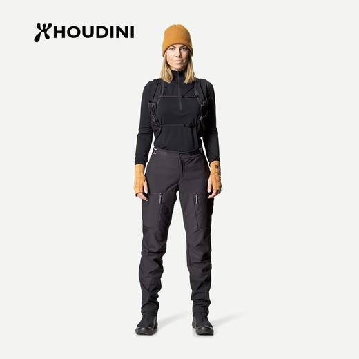 HOUDINI胡丁尼 Pace Pants 速度 女户外防风保暖徒步登山软壳长裤 800056 商品图2