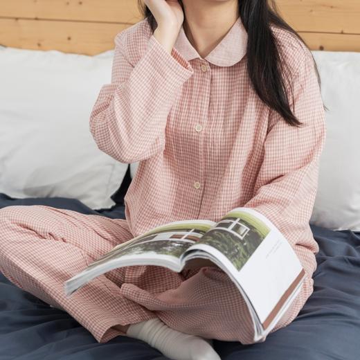 宜色家田园风情侣款家居服|80支A类双层纱面料，舒适透气，男女款都有 商品图1