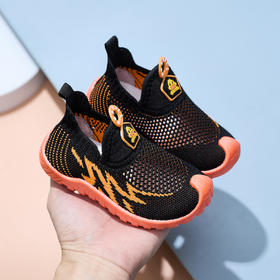 【便捷一脚蹬，方便宝宝自己穿脱~】春夏季镂空网鞋 加大网眼 透气幼儿园室内鞋 儿童网面运动鞋一脚蹬-QQ