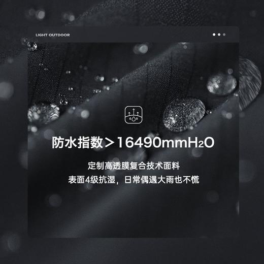 【Ⅱ级专业冲锋 4级抗湿+3层防护结构】gorpcore三防冲锋（随衣附赠求生口哨） 商品图1