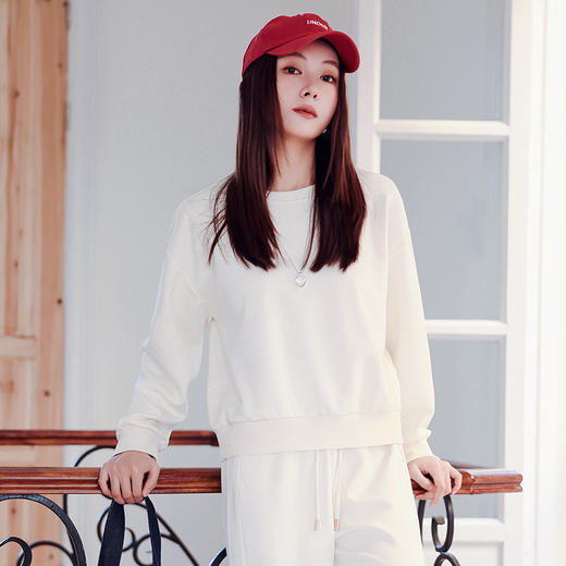 SAKURA樱花 轻氧卫衣 时尚圆领套头衫 青春气质 舒适透气 多色可选 25108 商品图4