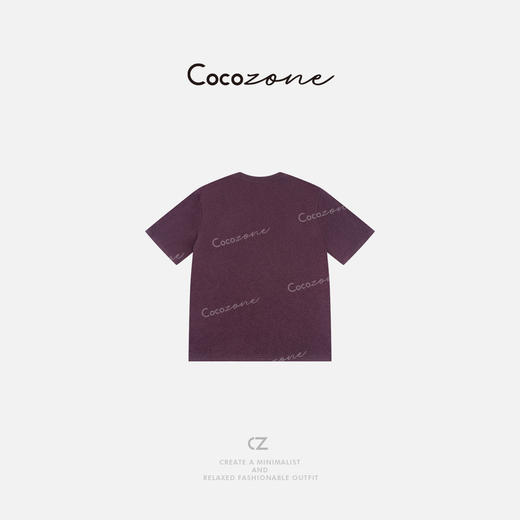 COCO ZONE 2025新款美式百搭字母图案短袖T恤ACD1A0219 商品图1