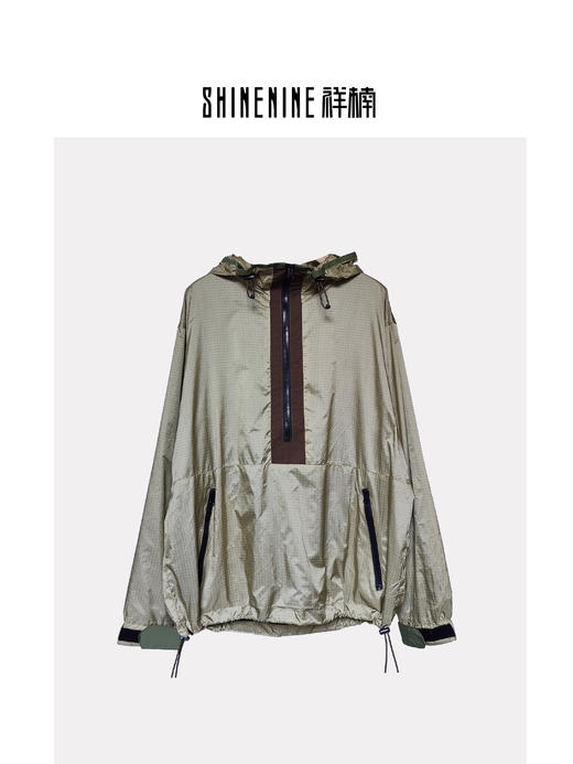 T439561158拼色休闲梭织卫衣 商品图0