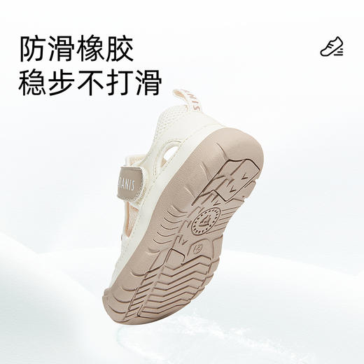 泰兰尼斯夏季新款儿童学步鞋女宝宝透气机能鞋包头防踢鞋男童鞋子 T07T5B5904 商品图4