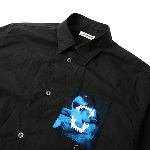UNDERCOVER Shirt blouse 男装拼接印花短袖衬衫 商品图1