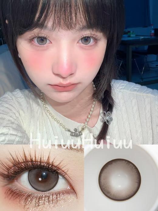 【中直径】4YOUTHCON-牛奶泡芙灰-14.2mm【年抛 0-800度 无525/575】 商品图0