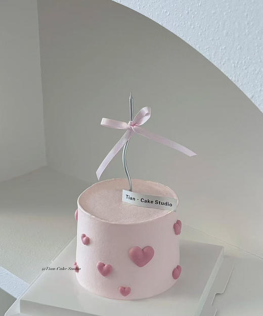 ins风简约爱心女生蛋糕 商品图0
