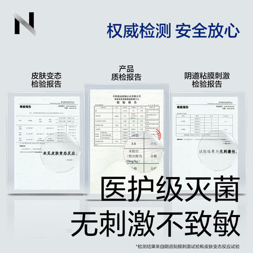 小N医护级卫生巾日夜用姨妈巾敏感肌薄款防漏用正品组合装8包64片 商品图2