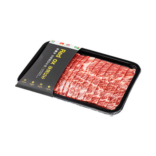 【平凉红牛泾川馆】平凉红牛谷饲牛肉原切高端A5雪花牛排木礼盒1kg顺丰包邮 商品图1