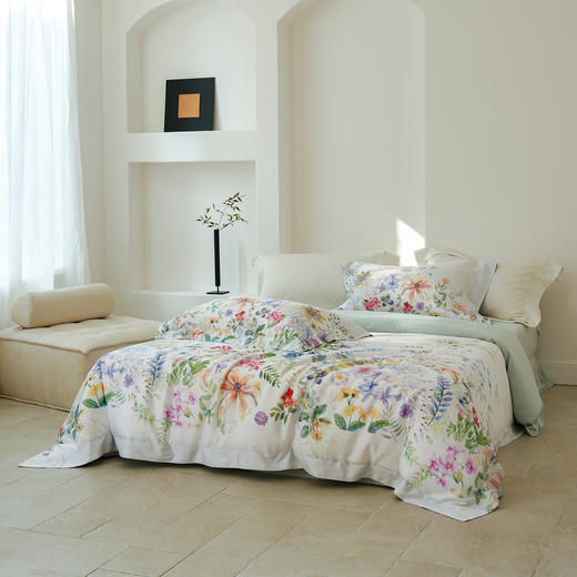 长绒棉印花四件套-弗蕾尔 商品图1