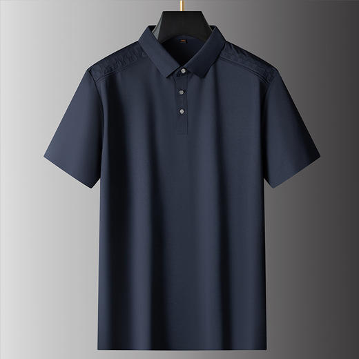 【桑蚕丝】【DPS】大依优型大码短袖POLO衫高端大码半袖翻领体恤男胖子运动休闲含桑蚕丝 商品图1