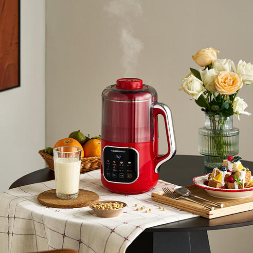 【升级外置隔音舱】蓝宝豆浆机SM08S 升级16叶立体刀 粉碎细腻 10重降噪技术 干豆直打免滤 10大功能菜单 高温清洗烘干 1.2L大容量 商品图0