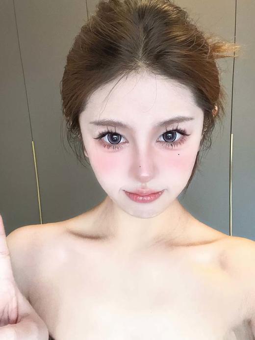 flowercolor 半年抛美瞳 冰莓布丁 直径14.5mm着色13.9mm 商品图6