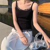 【自】全新升级【铂金会员109/天猫149/差价40】(15117) 洛诗琳2025春季新款气质百搭针织衫内搭蕾丝边吊带背心 商品缩略图1