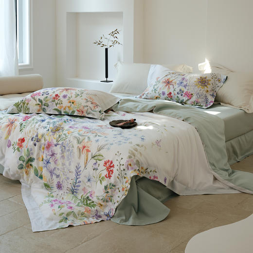 长绒棉印花四件套-弗蕾尔 商品图3