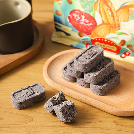 同竹堂小米红枣八珍糕/五黑坚果八珍糕/铁皮石斛八珍糕（新版）500g早餐健康代餐饱腹休闲零食糕点点心 商品图3