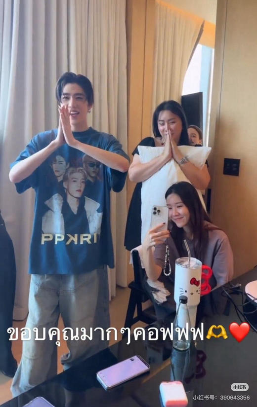 巴黎25Ss早春pp联名人像印花短袖T恤 商品图1