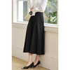 剩S 米思阳2026春季新款通勤职业半身裙高腰中长款百搭a字伞裙女5681 商品缩略图4
