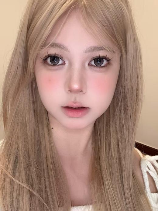 【中直径】4YOUTHCON-牛奶泡芙灰-14.2mm【年抛 0-800度 无525/575】 商品图3