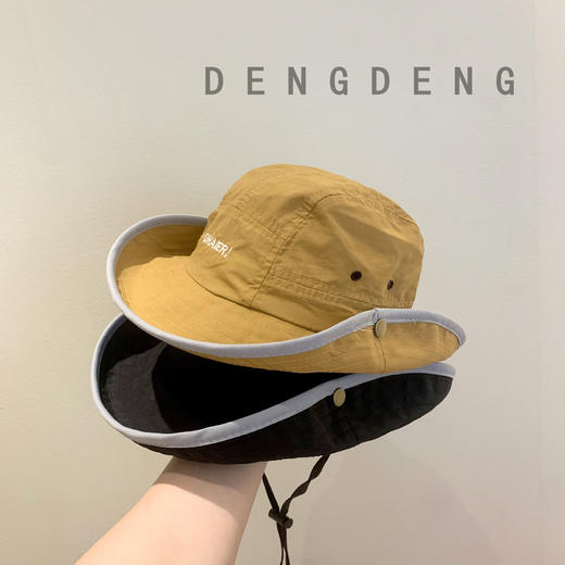 【韩系儿童帽子】春夏季 速干渔夫帽 宝宝遮阳防晒帽子 男女童出游太阳帽  商品图1