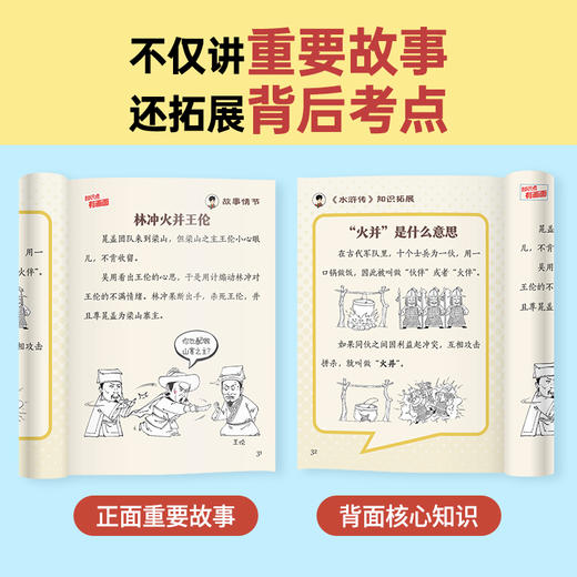漫画四大名著随身学（全四册）只讲精华 只讲重点 高效才是硬道理 商品图2