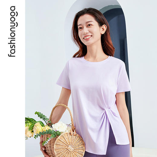 F15322设计感圆领短袖 商品图2