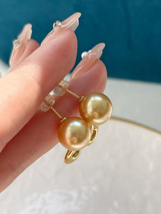 10mm-11mm金珠耳坠 商品图2