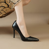 【预售5天】高跟鞋春夏新款百搭尖头细跟气质法式女鞋职业性感黑色单鞋AK&A-3106 商品缩略图0