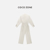 COCO ZONE 时尚简约翻领连体衣百搭高级感连体裤CC1B1366 商品缩略图1