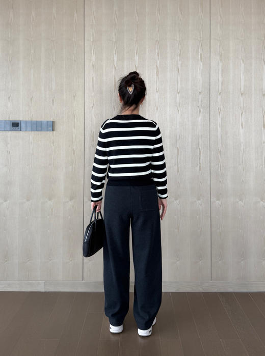 小禾1:1吐血推荐---25春100%细羊毛条纹开衫毛衣 【包邮+三天无理由退换】 商品图10