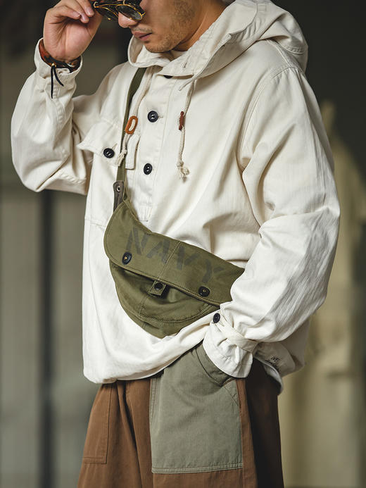 【二战风米白甲板服】海军防护连帽衫 商品图0